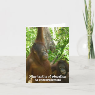 Tarjeta De Agradecimiento Gracias Profesor:  Alentar