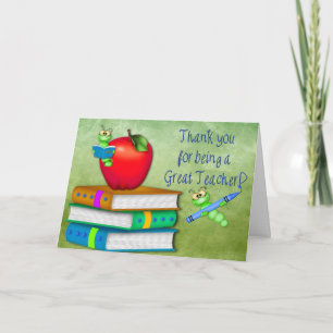 Tarjeta De Agradecimiento Gracias Profesor - Artículos escolares