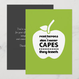 Tarjeta De Agradecimiento Gracias, Profesor. Cita docente | Apple