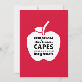 Tarjeta De Agradecimiento Gracias, Profesor. Cita docente | Apple