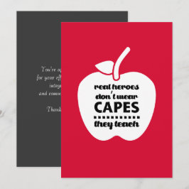 Tarjeta De Agradecimiento Gracias, Profesor. Cita docente | Apple
