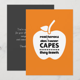 Tarjeta De Agradecimiento Gracias, Profesor. Cita docente | Apple
