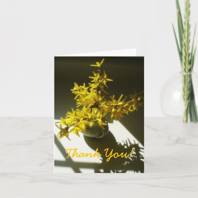 Tarjeta De Agradecimiento Gracias ramo (Anverso)