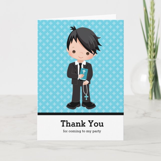 Tarjeta De Agradecimiento Gracias, Santa Comunión. (Anverso)