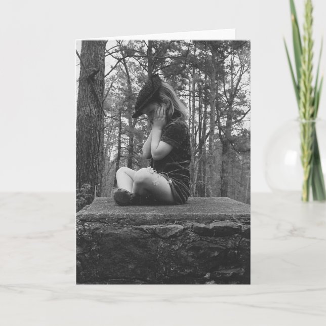 Tarjeta De Agradecimiento Gracias, señor, por sus muchas bendiciones (Anverso)