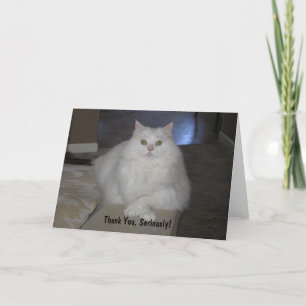 Tarjeta De Agradecimiento ¡Gracias, seriamente!