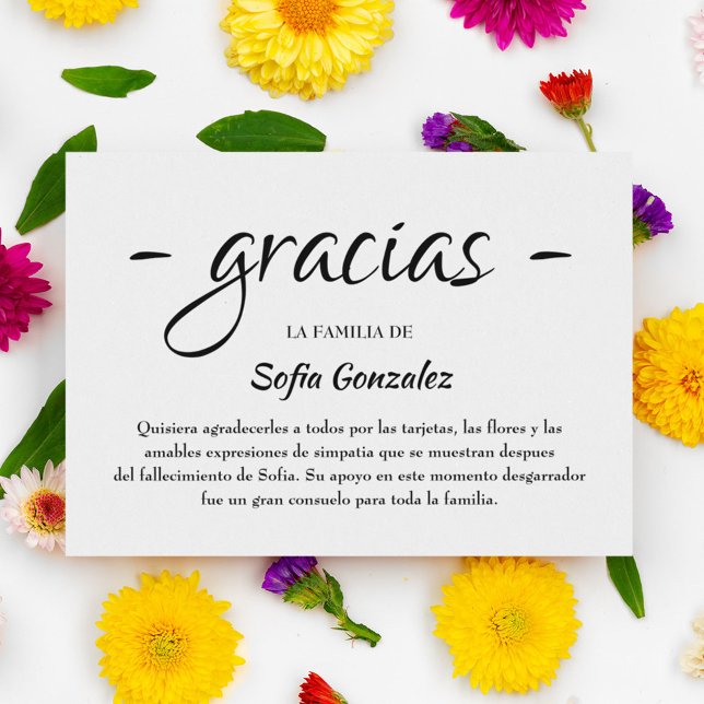 Tarjeta De Agradecimiento Gracias Simpatia | Simpatía española (Subido por el creador)
