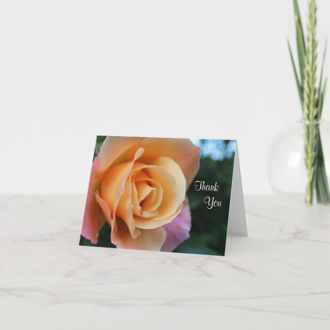 Tarjeta De Agradecimiento Gracias subió (Anverso)