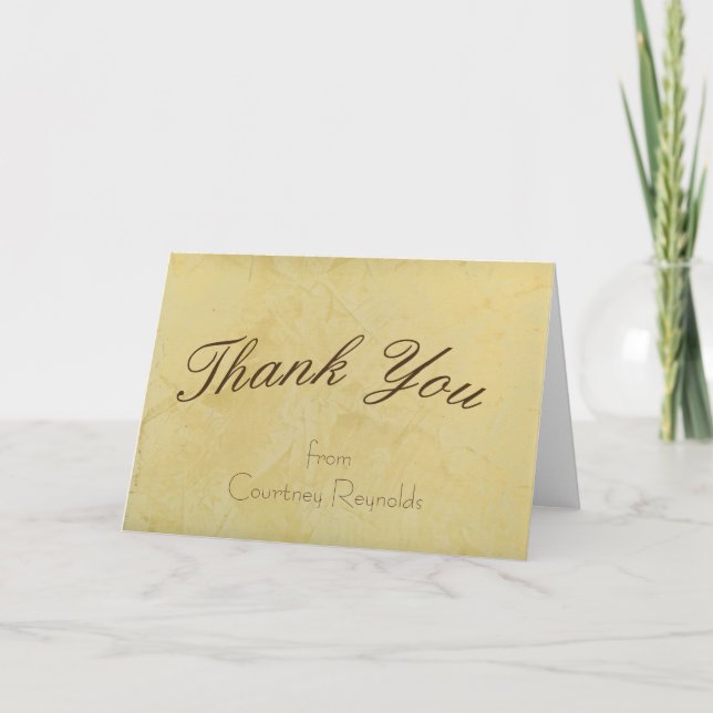 Tarjeta De Agradecimiento Gracias Sun Tuscan Greeting Card 2.0 (Anverso)