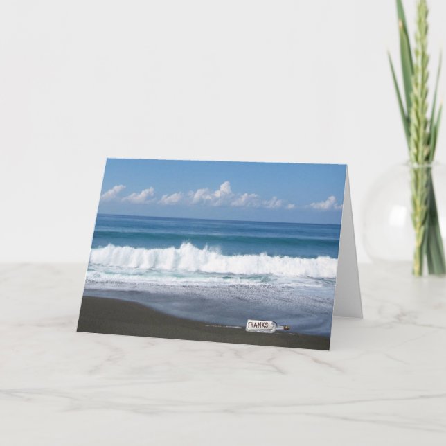 Tarjeta De Agradecimiento ¡Gracias tardío! (Anverso)