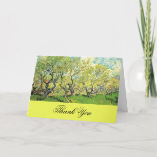 Tarjeta De Agradecimiento Gracias tarjeta, Vincent van Gogh, Orchard en Blos