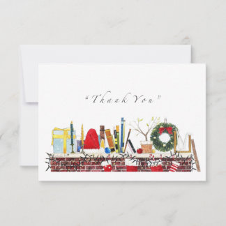 Tarjeta De Agradecimiento Gracias - Tema de los Navidades