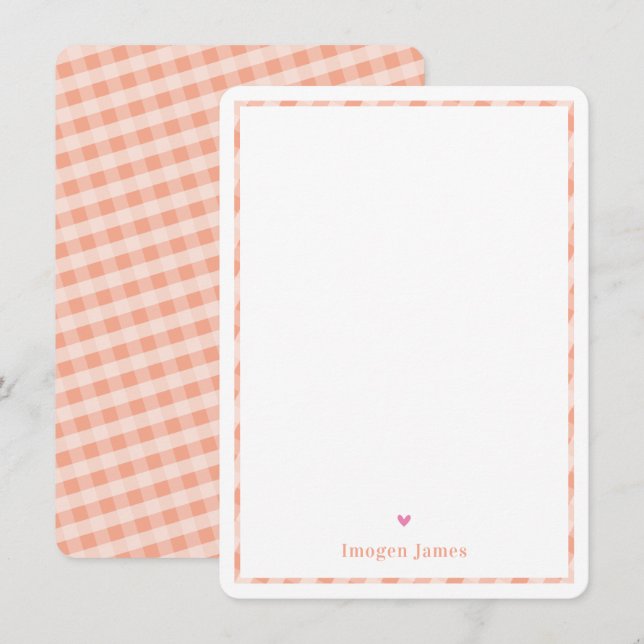 Tarjeta De Agradecimiento GRACIAS TIENES EN CUENTA el lindo bonito naranja p (Anverso / Reverso)
