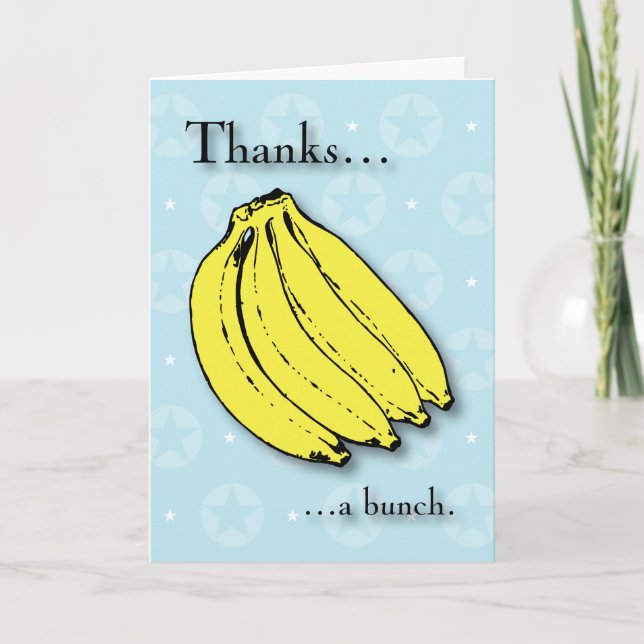 Tarjeta De Agradecimiento Gracias… un manojo. Gracias cardar (Anverso)