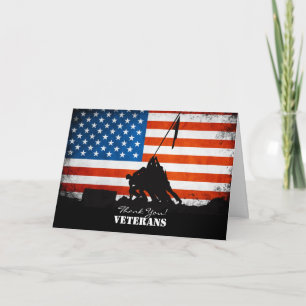Tarjeta De Agradecimiento Gracias Veteranos