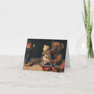 Tarjeta De Agradecimiento Gracias Vintage de Navidad