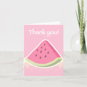 Tarjeta De Agradecimiento Gracias Watermelon Slice