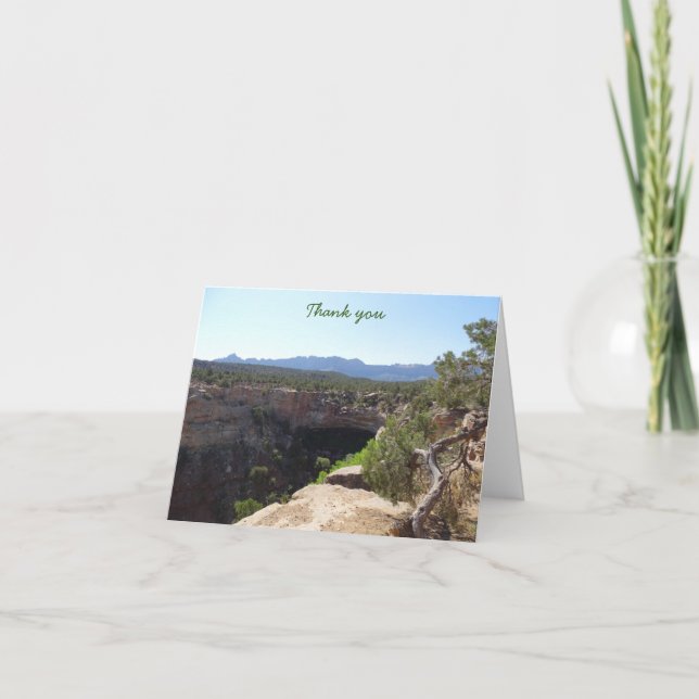 Tarjeta De Agradecimiento Gracias - Zion (Anverso)