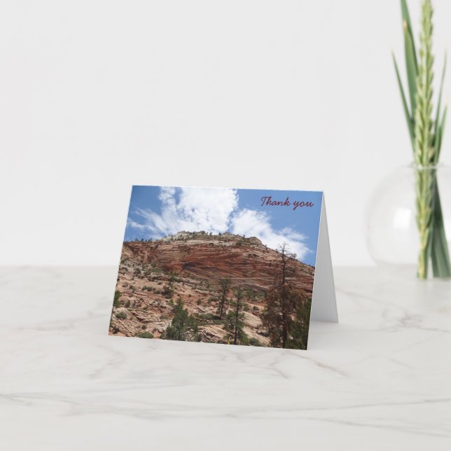 Tarjeta De Agradecimiento Gracias - Zion (Anverso)