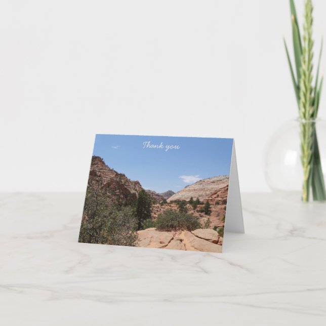 Tarjeta De Agradecimiento Gracias - Zion (Anverso)