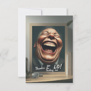 Tarjeta De Agradecimiento Gracioso Gracias