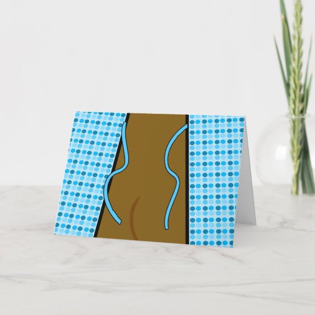 Tarjeta De Agradecimiento Gracioso gracias por visita al hospital, vestido d (Anverso)