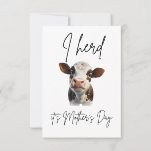 Tarjeta De Agradecimiento Gracioso regalo del Día de la Madre