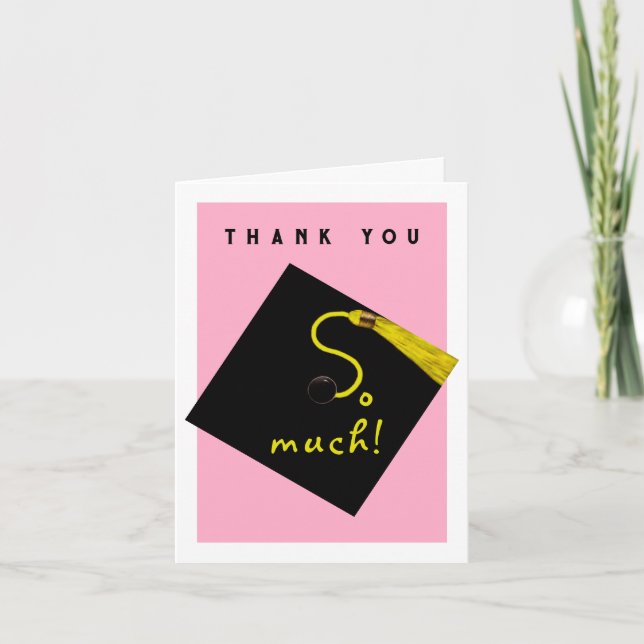 Tarjeta De Agradecimiento Graduación (Anverso)