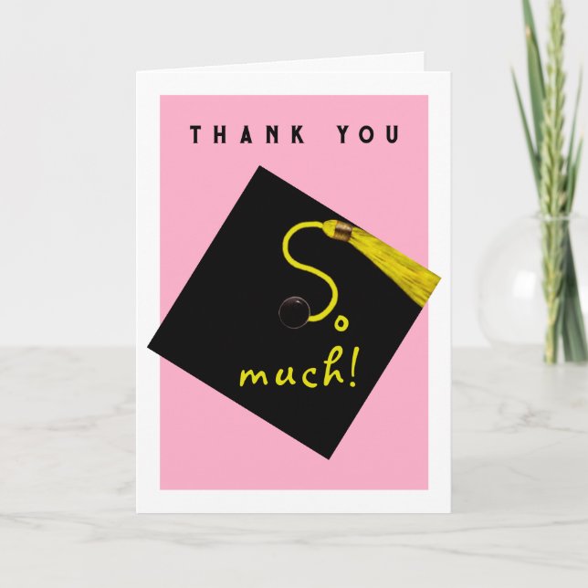 Tarjeta De Agradecimiento Graduación (Anverso)