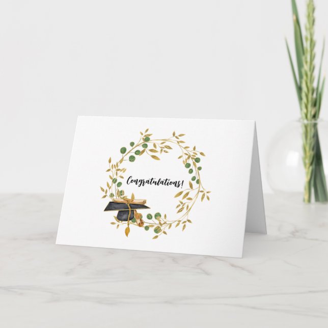 Tarjeta De Agradecimiento Graduación (Anverso)