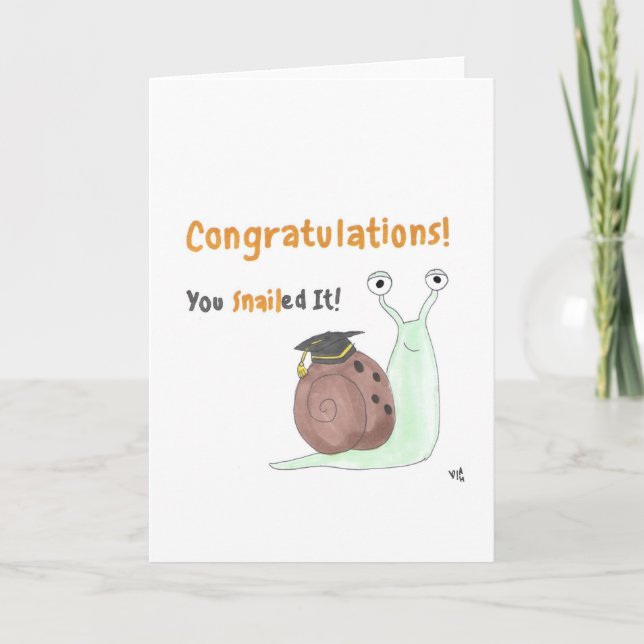 Tarjeta De Agradecimiento Graduación de felicitaciones que has enviado la ta (Anverso)
