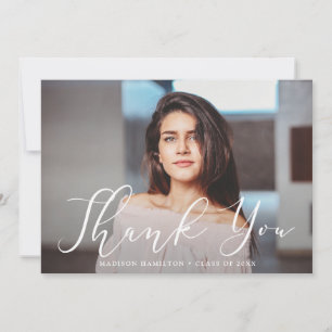 Tarjeta De Agradecimiento Graduación de imágenes con guión instantáneo