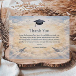 Tarjeta De Agradecimiento Graduación de la Academia de la Fuerza Aérea