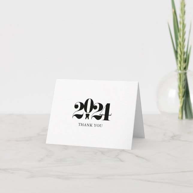 Tarjeta De Agradecimiento Graduación de la escuela dental (Anverso)