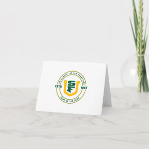Tarjeta De Agradecimiento Graduación de la Universidad de San Francisco