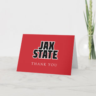Tarjeta De Agradecimiento Graduación de la Universidad Estatal de Jacksonvil