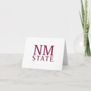 Tarjeta De Agradecimiento Graduación de la Universidad Estatal de Nuevo Méxi
