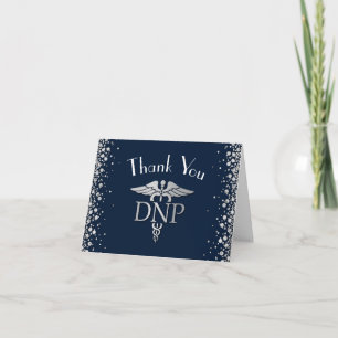 Tarjeta De Agradecimiento Graduación de Práctica de Enfermería Doctor NavyAz