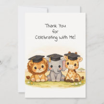 Graduación de Safari para niños Preescolar Kinder