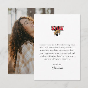 Tarjeta De Agradecimiento Graduación de SIUE