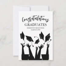 Graduación en blanco del guión moderno