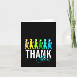 Tarjeta De Agradecimiento Graduación Gracias Procesional 4