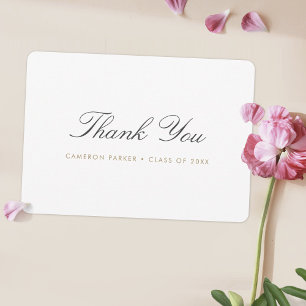 Tarjeta De Agradecimiento Graduación personalizada