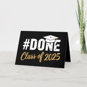 Tarjeta De Agradecimiento Graduado de la promoción de 2025 Familia Graduació