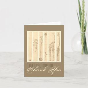 Tarjeta De Agradecimiento Graffe "Sigue al líder" Gracias