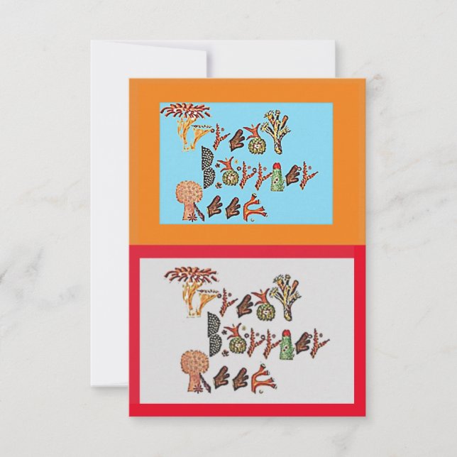 Tarjeta De Agradecimiento Gran barrera de coral, (Anverso)