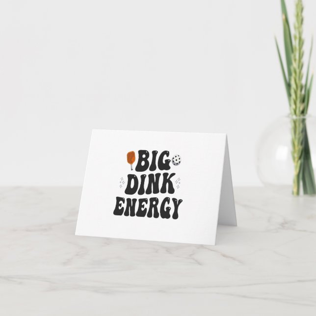 Tarjeta De Agradecimiento Gran campeón de picoteo con energía de Dink (Anverso)