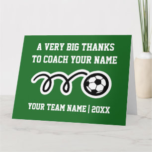Tarjeta de agradecimiento grande y extragrande par