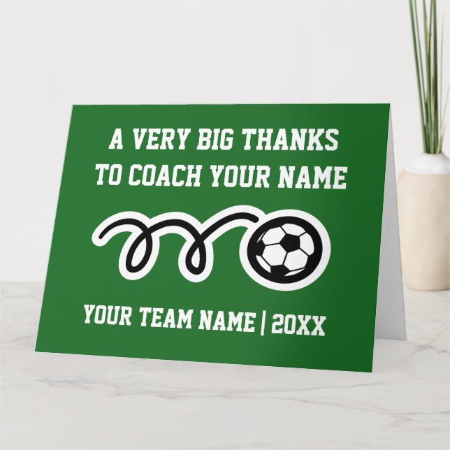 Tarjeta de agradecimiento grande y extragrande par (Anverso)