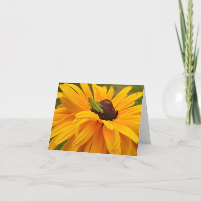 Tarjeta De Agradecimiento Grasshopper (Anverso)